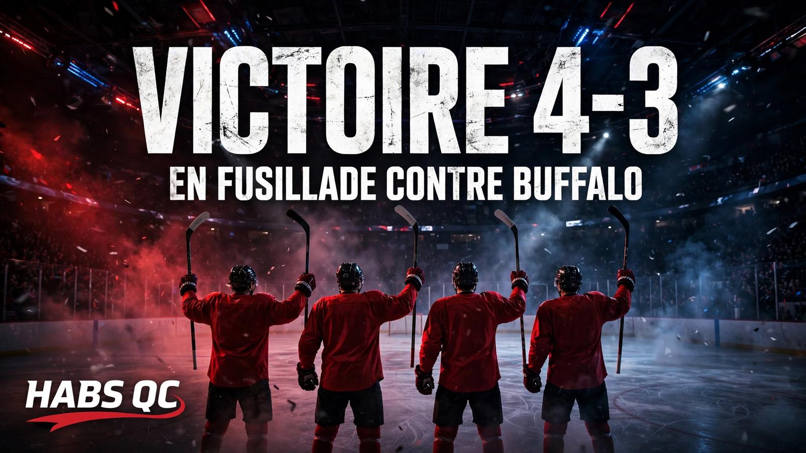 Victoire 4-3 en fusillade : le CH a le dernier mot contre Buffalo