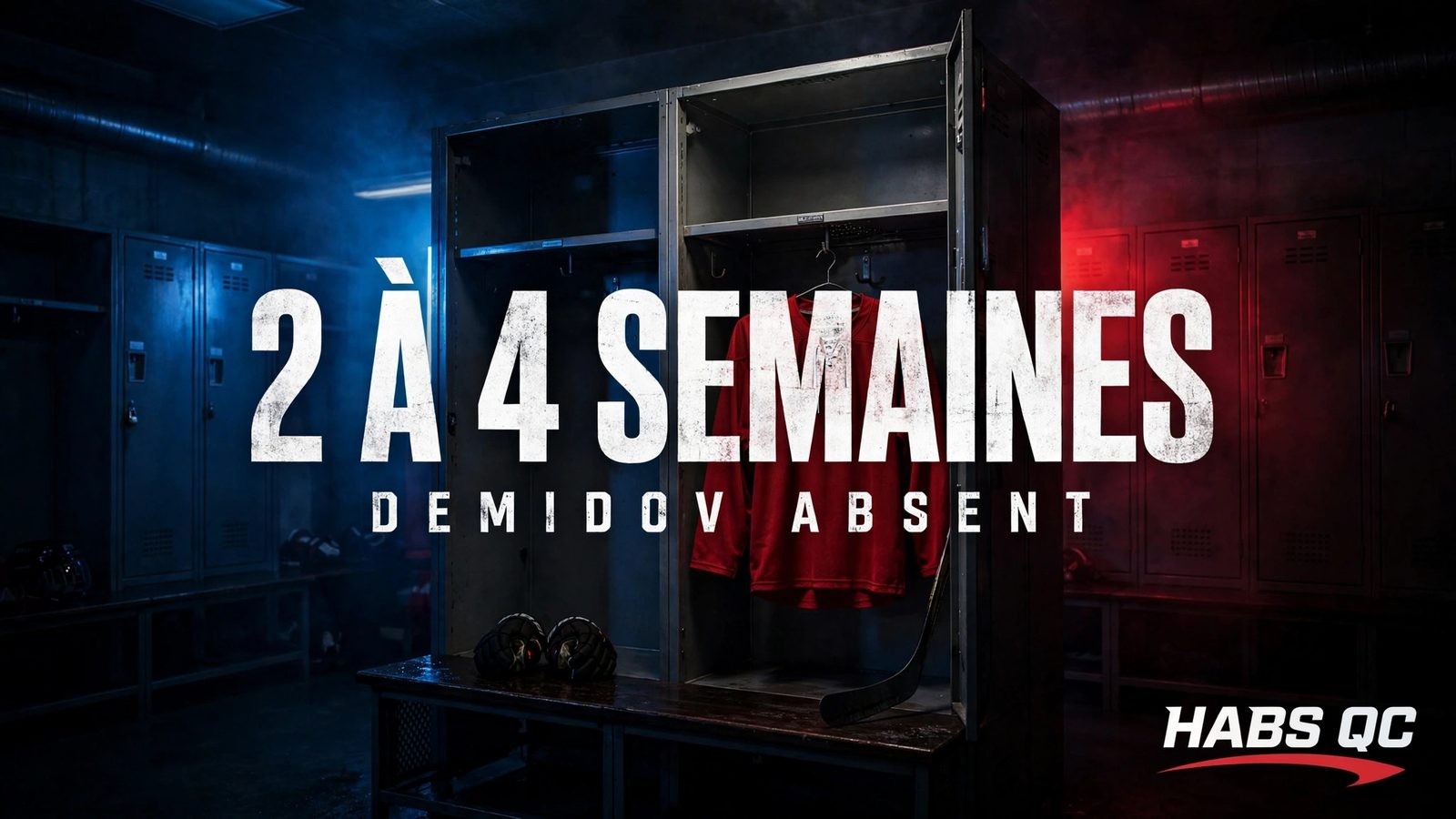 Demidov absent 2 à 4 semaines : le CH perd son joyau